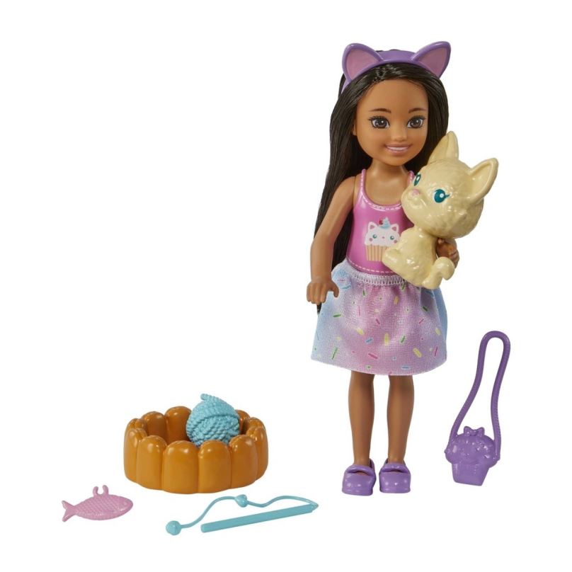 Barbie Chelsea™ s kočičkou, Mattel HGT09