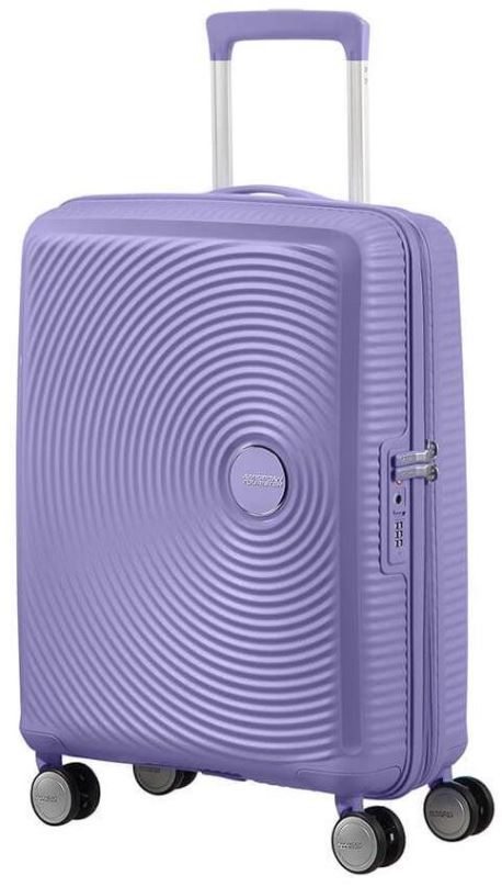 Cestovní kufr American Tourister Soundbox SPINNER 55/20 EXP TSA Lavender