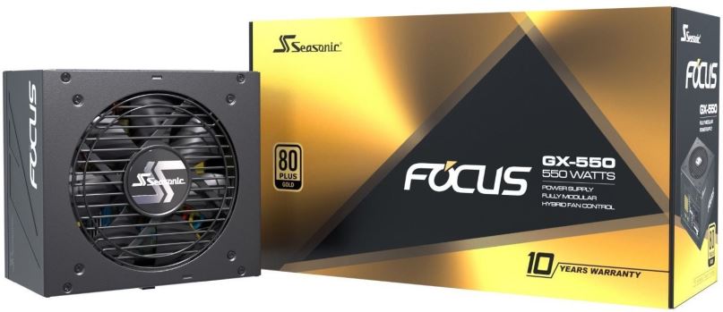 Počítačový zdroj Seasonic Focus GX 550 Gold
