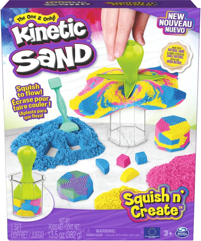 Kinetický písek Kinetic Sand Kelímková tvořící sada