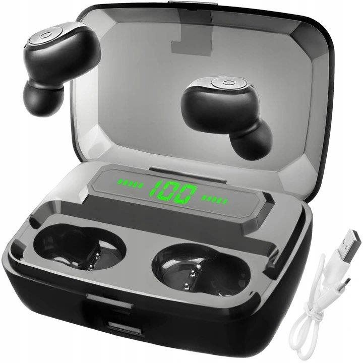 Bezdrátová sluchátka ISO 14154 Bezdrátová sluchátka Bluetooth 4.1 - Powerbanka 2200 mAh
