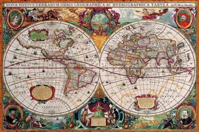 Puzzle Eurographics Puzzle Antická mapa světa 2000 dílků