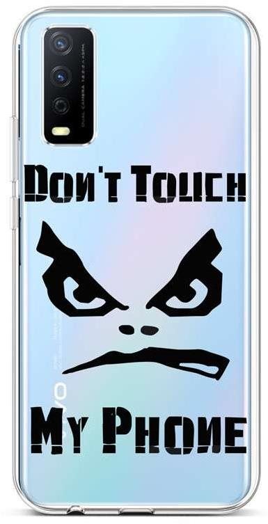 Kryt na mobil TopQ Kryt Vivo Y20s silikon Don't Touch průhledný 67005