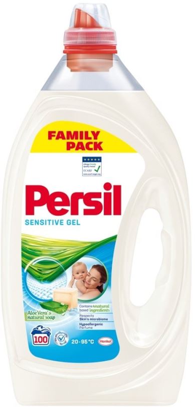 Prací gel PERSIL prací gel Sensitive 100 praní, 5l