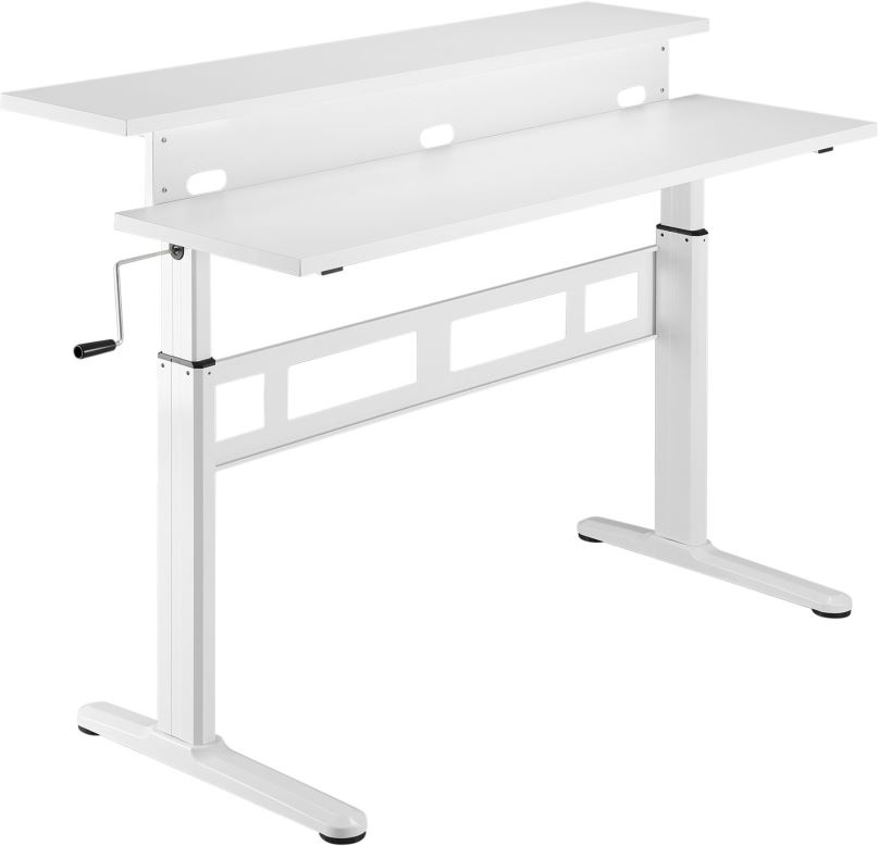 Výškově nastavitelný stůl AlzaErgo Table ET3.1 bílý