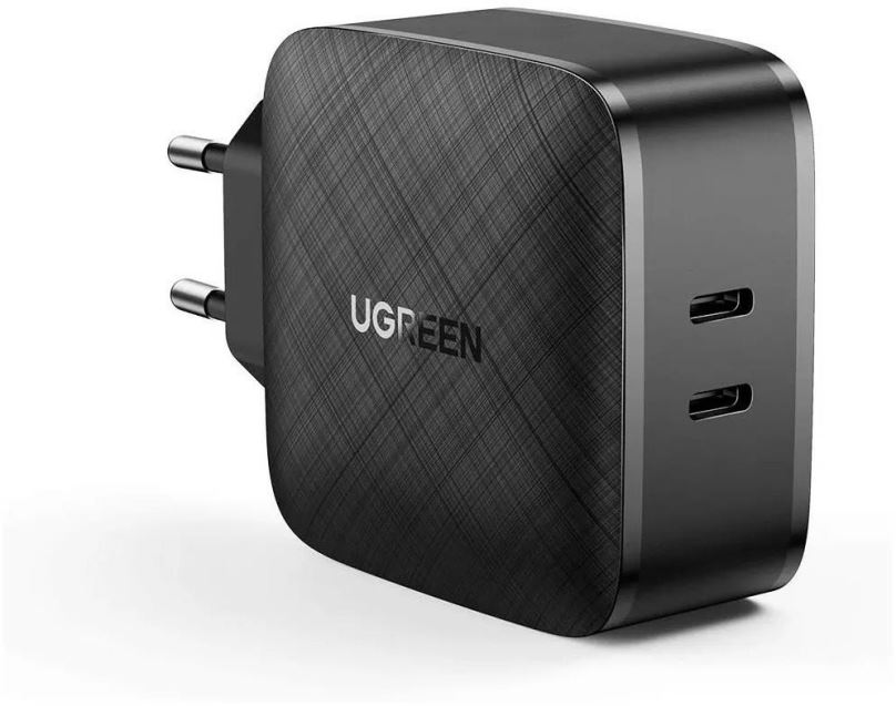 Nabíječka do sítě Ugreen 66W Dual USB-C Fast Charger (Black)