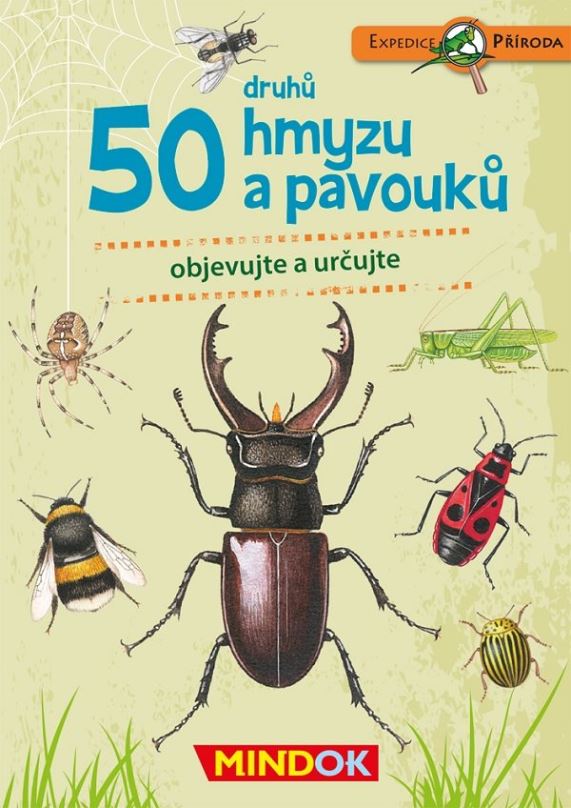 Společenská hra Expedice příroda: 50 druhů hmyzu a pavouků