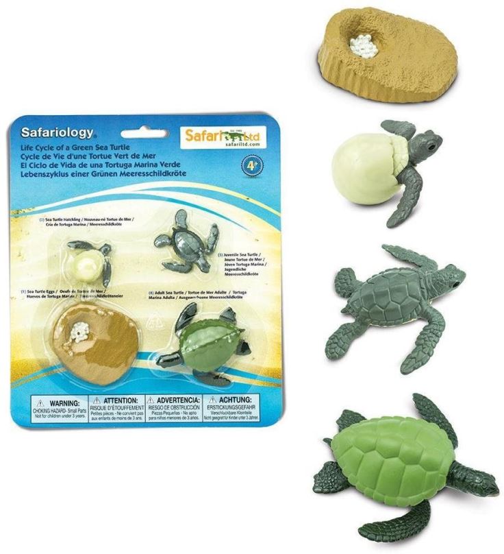 Vzdělávací hračka Safari Ltd. Životní cyklus - Mořská želva