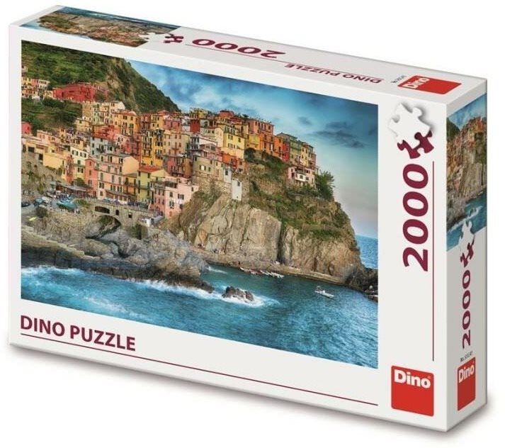 Puzzle Dino Barevná Manarola 2000 puzzle