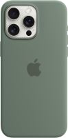 Kryt na mobil Apple iPhone 15 Pro Max Silikonový kryt s MagSafe cypřišově zelený