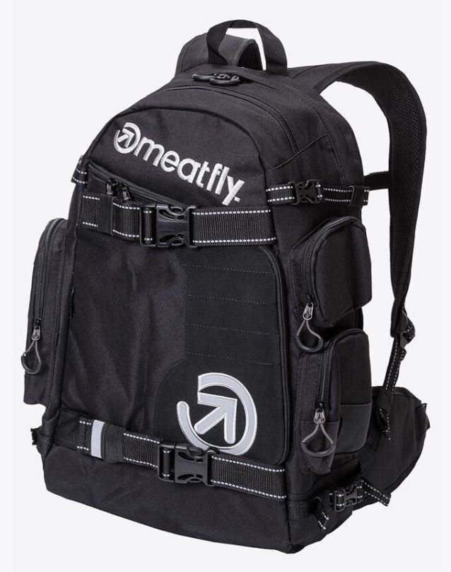 Městský batoh Meatfly WANDERER Backpack, Black