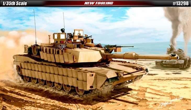 Model tanku Model Kit tank 13298 - U.S. Army M1A2 TUSK II