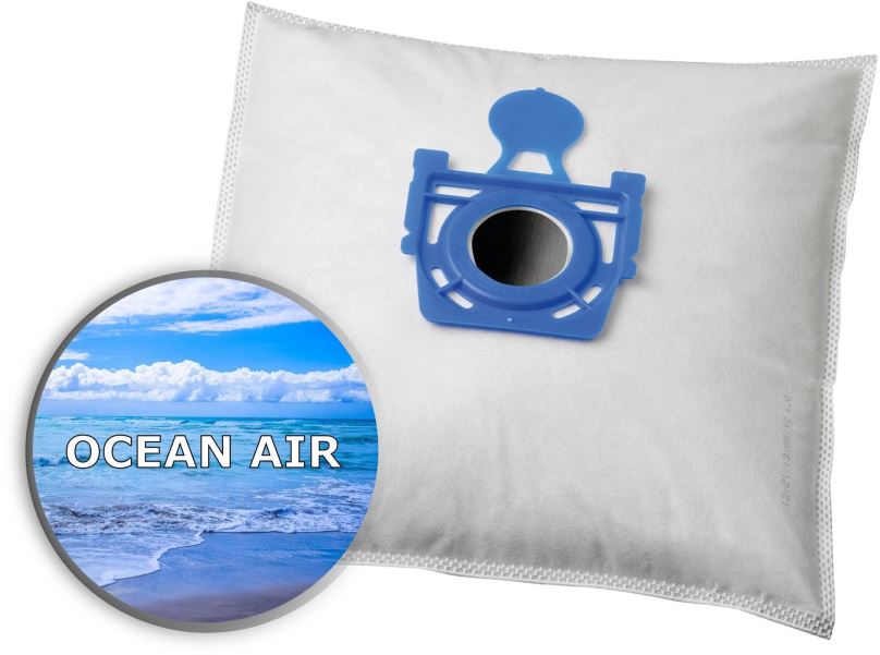 Sáčky do vysavače KOMA ZE01PL AROMATIC BAGS OCEAN AIR - Zelmer Cobra, Flip, Furio s plastovým čelem, 4ks