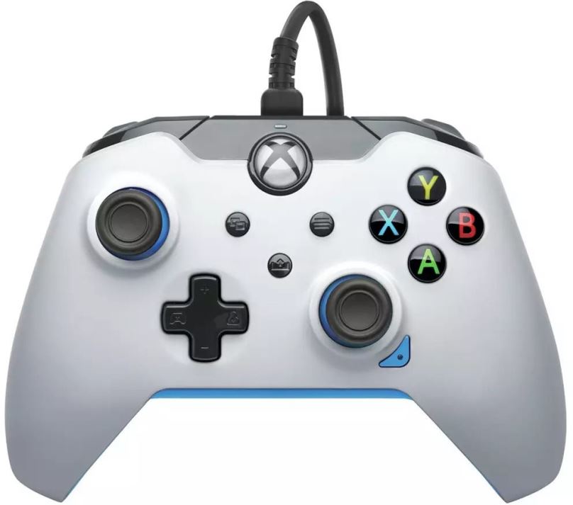 Gamepad PDP Wired Controller - Ion White - Xbox