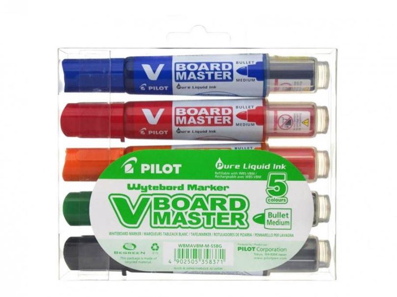 Popisovač PILOT V-Board Master 2.3 mm sada 5 barev