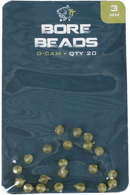 Nash Korálek Bore Beads 3mm 20ks