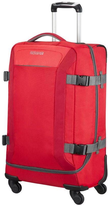 Cestovní kufr American Tourister Road Quest Spinner Duffle M Solid Red 1819