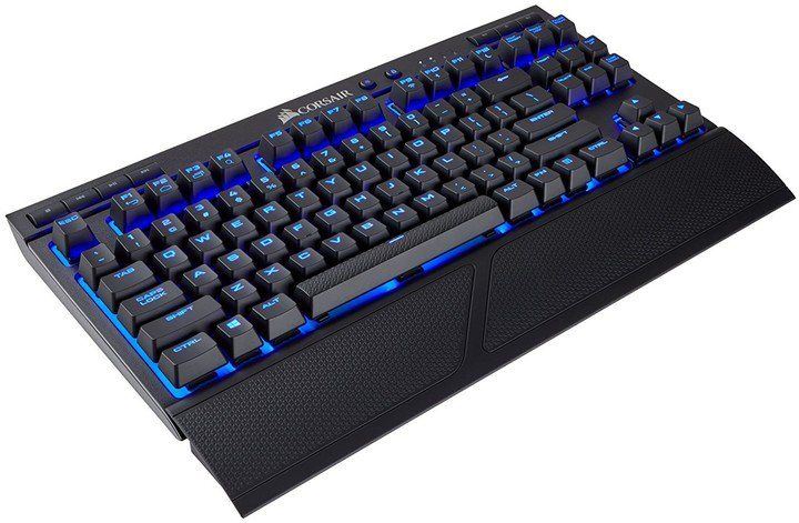 Herní klávesnice Corsair K63 Wireless Blue LED Cherry MX Red - US