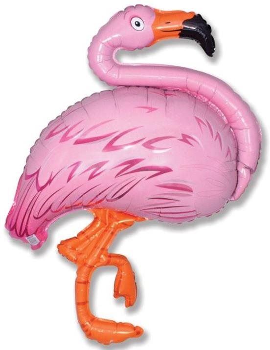 Balonky Balón foliový plameňák - flamingo - 76 cm