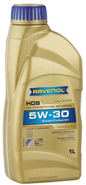 Motorový olej RAVENOL HDS Hydrocrack Diesel Specific 5W-30; 1 L