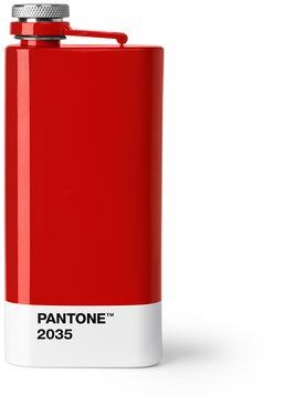 Láhev na pití PANTONE Placatka - Red 2035, 150 ml
