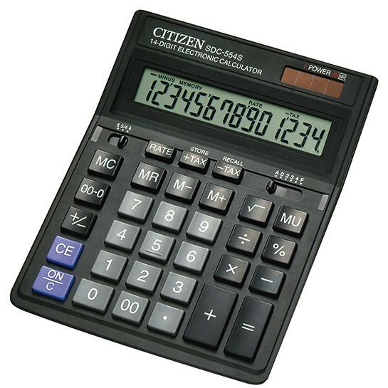 Kalkulačka CITIZEN SDC554S černá
