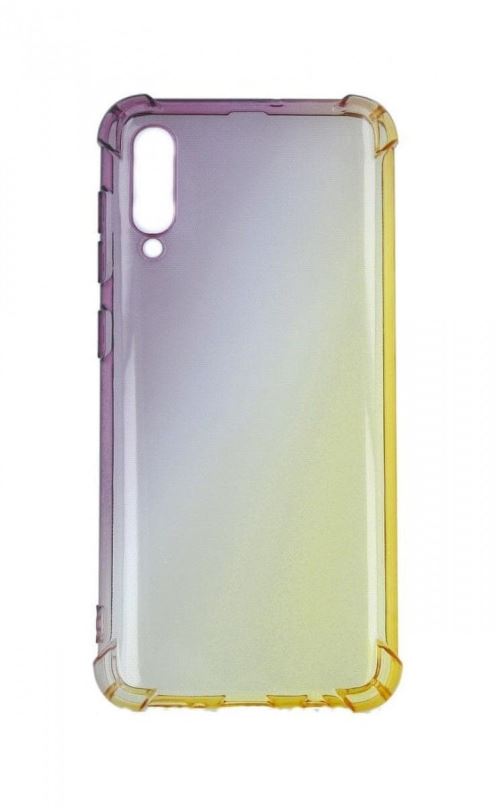 Kryt na mobil TopQ Samsung A30s silikon Shock duhový purpurovo-žlutý 46001