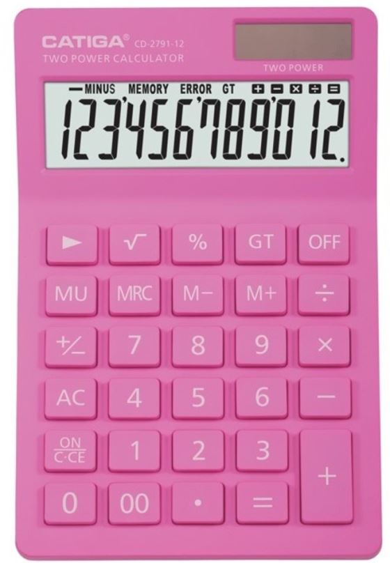 Kalkulačka CATIGA CD-2791 růžová