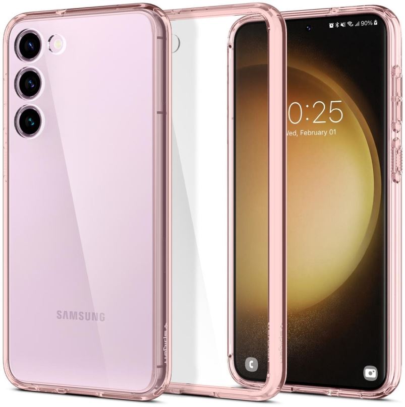 Kryt na mobil Spigen Ultra Hybrid Rose Crystal Samsung Galaxy S23
