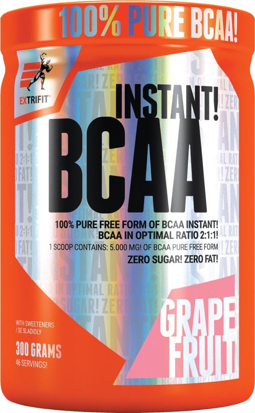 Aminokyseliny Extrifit BCAA Instant 300 g grapefruit