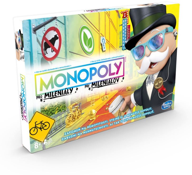 Společenská hra Monopoly pro mileniály