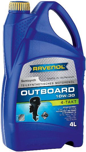 Motorový olej RAVENOL Outboardoel 4T SAE 10W-30; 4 L