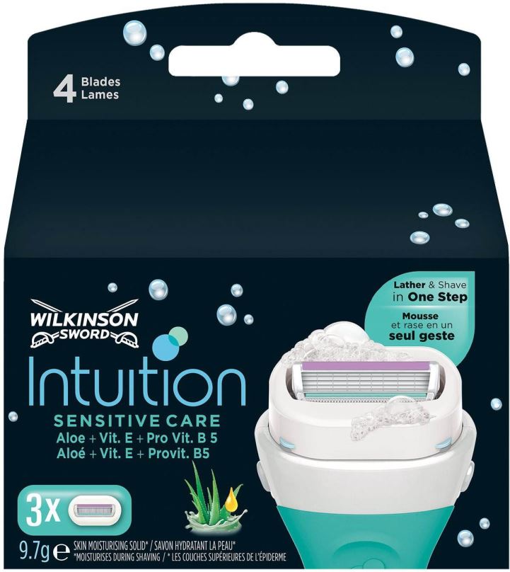 Dámské náhradní hlavice WILKINSON Intuition Sensitive Care 3 ks