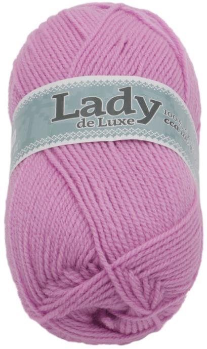 Příze Lady NGM de luxe 100g - 948 růžovofialová