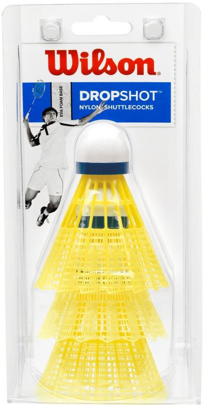 Badmintonový míč Wilson Dropshot Shuttlecocks 3 Pack