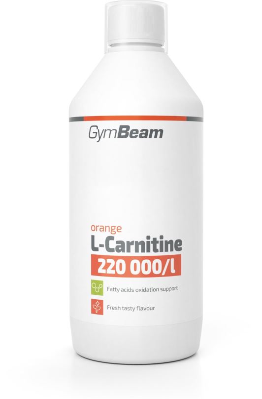 Spalovač tuků GymBeam L-Karnitin 500 ml, orange