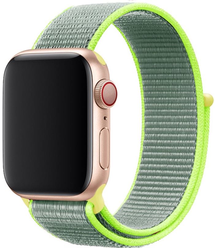 Řemínek Eternico Airy pro Apple Watch 42mm / 44mm / 45mm / Ultra 49mm Green Gray and Green edge