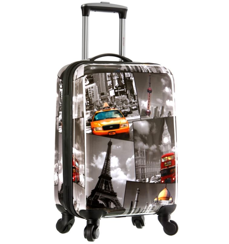 Kabinové zavazadlo CITIES T-535/3-50 PC - šedá