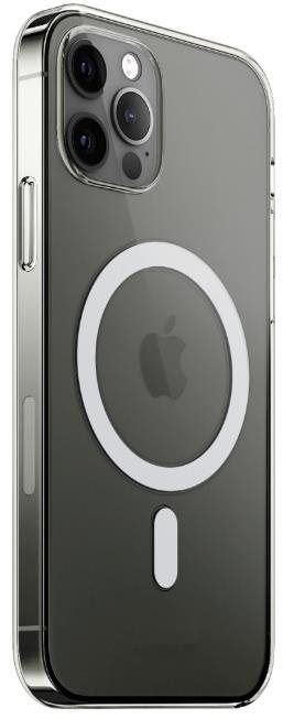 Kryt na mobil TopQ Kryt Clear Magnetic iPhone 12 Pro pevný průhledný 85503