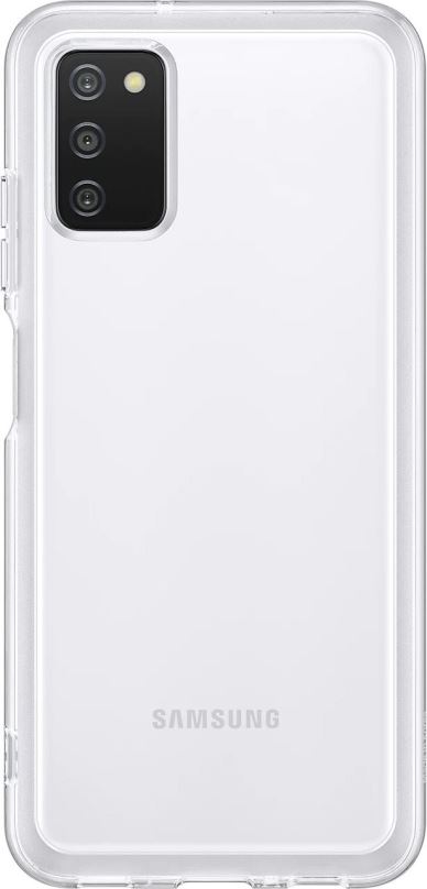 Kryt na mobil Samsung Galaxy A03 Poloprůhledný zadní kryt průhledný