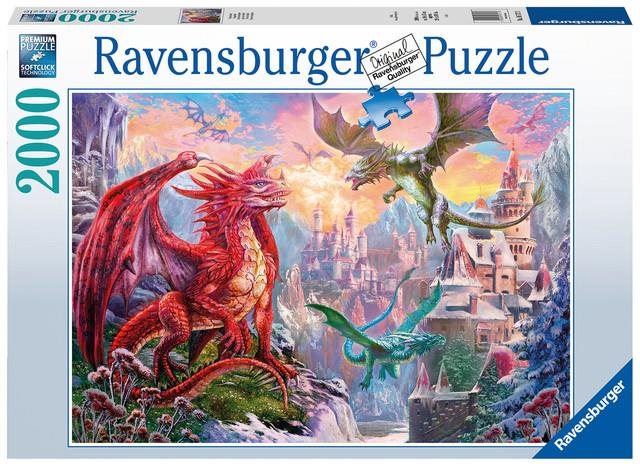 Puzzle Ravensburger 167173 Mystický drak 2000 dílků