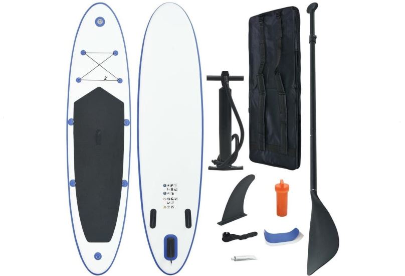 Paddleboard s příslušenstvím Shumee SUP, modro-bílý