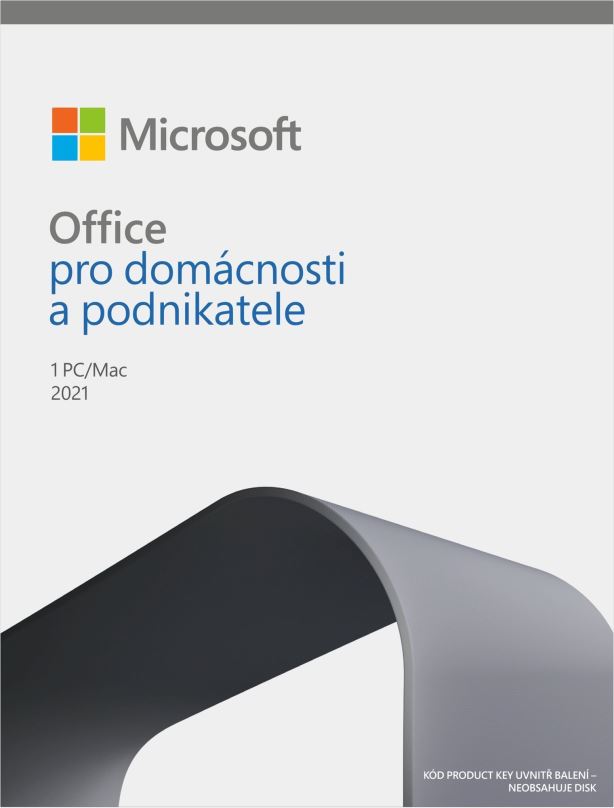 Kancelářský software Microsoft Office 2021 pro domácnosti a podnikatele, elektronická licence, nová licence