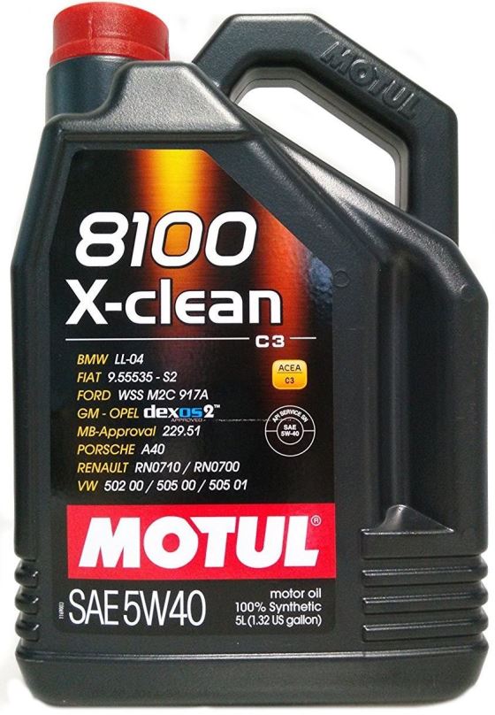 Motorový olej MOTUL 8100 X-CLEAN 5W40 5L