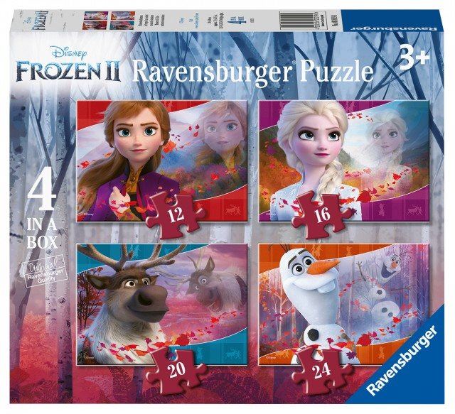 Puzzle Ravensburgser 030194 Disney Ledové království 2 4 v 1