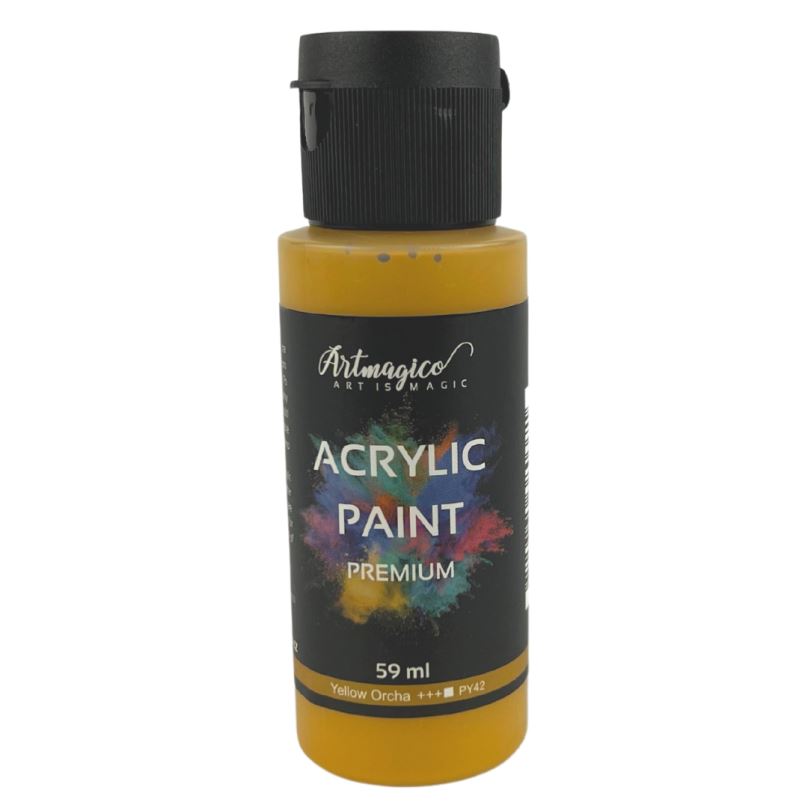 Artmagico - akrylové barvy Premium 59 ml Barva: Yellow ochra
