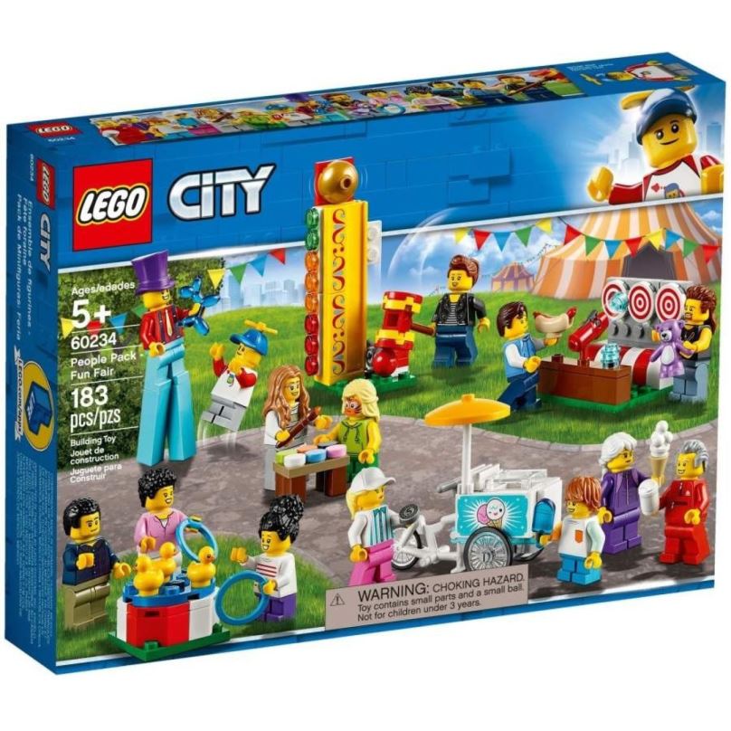 LEGO stavebnice LEGO City Town 60234 Sada postav – Zábavná pouť