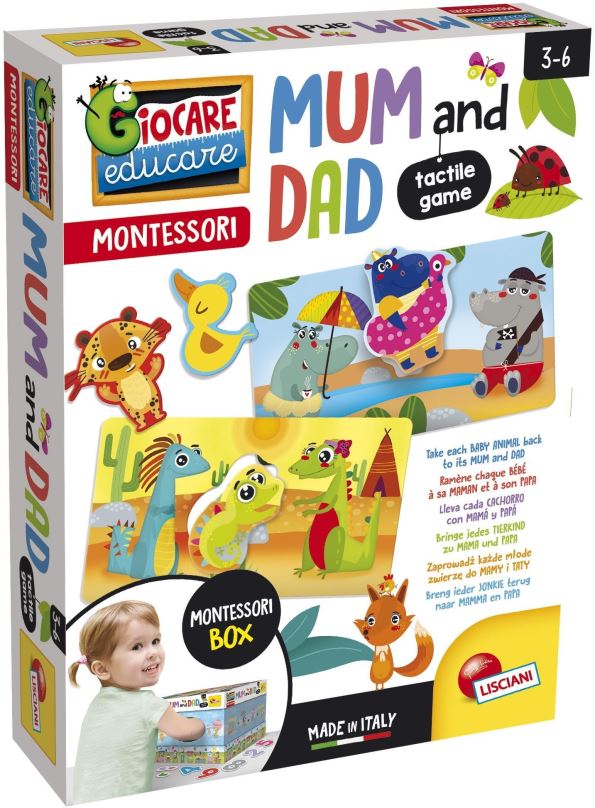 Stolní hra Montessori hra zvířátka