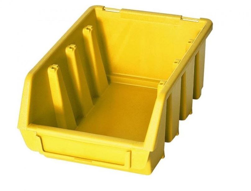 Box na nářadí Patrol Plastový box Ergobox 1 7,5 x 11,2 x 11,6 cm, žlutý