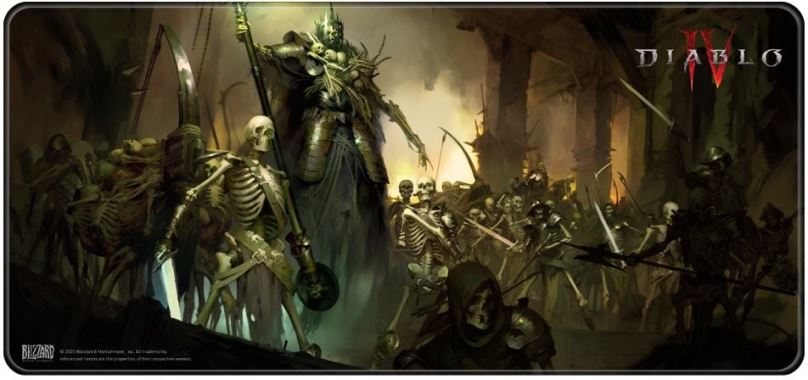 Podložka pod myš Diablo IV - Skeleton King - Podložka pod myš a klávesnici